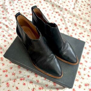 Madewell black ankle boots